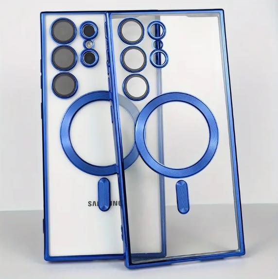 Samsung S25 Ultra - Chrome Magsafe + Lens Protection - Blue