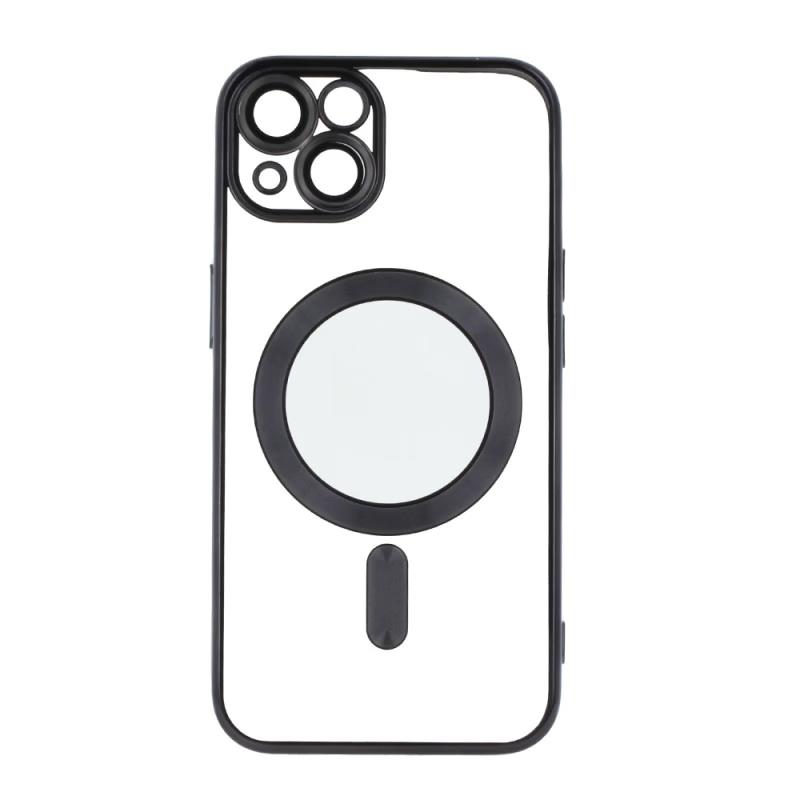iPhone 14 - Chrome Magsafe + Lens Protection - Black
