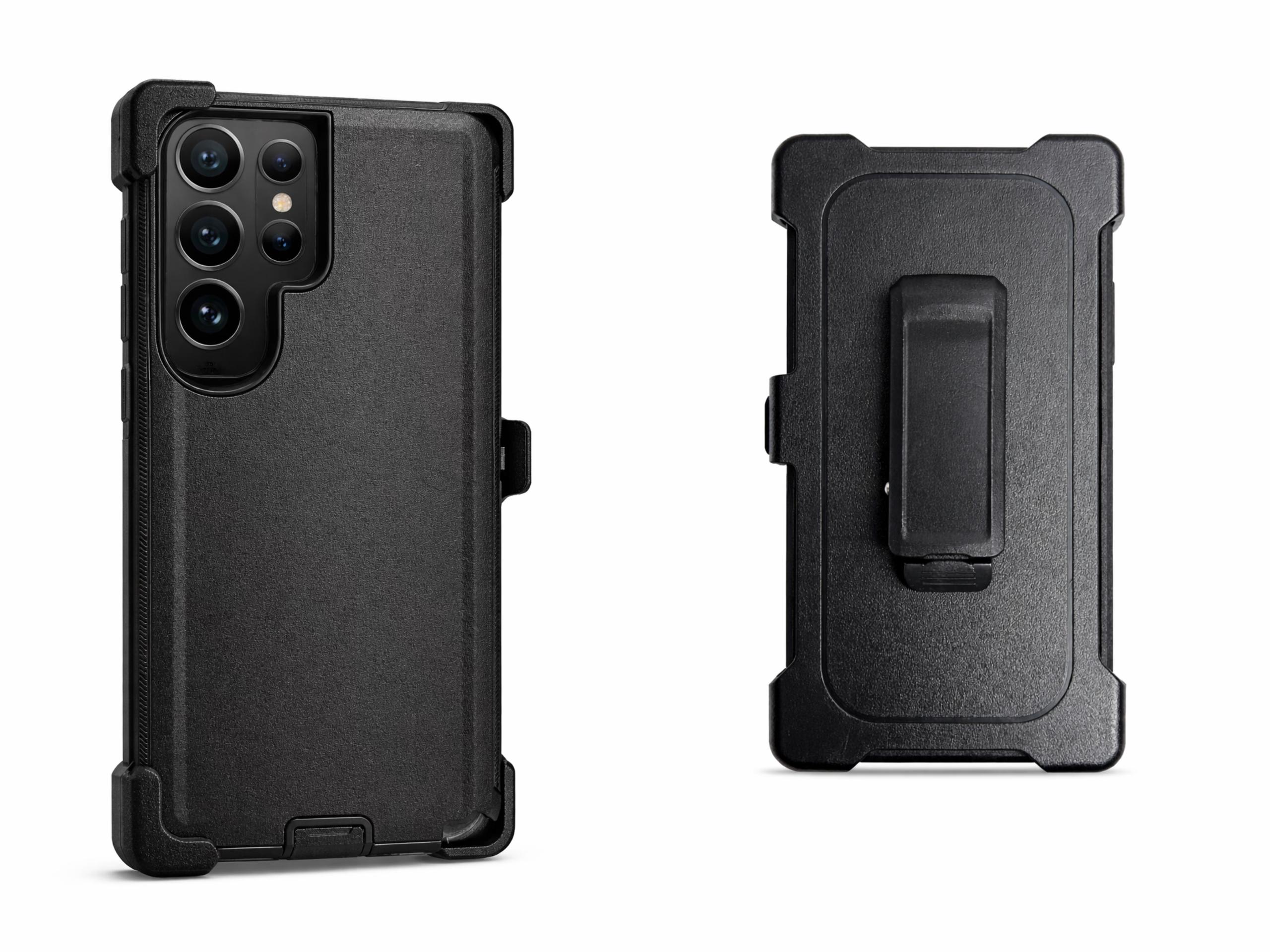 Samsung S26 Ultra - Defense Pro w/Clip - Black