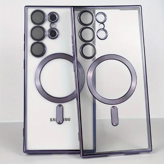 Samsung S25 Ultra - Chrome Magsafe + Lens Protection - Purple