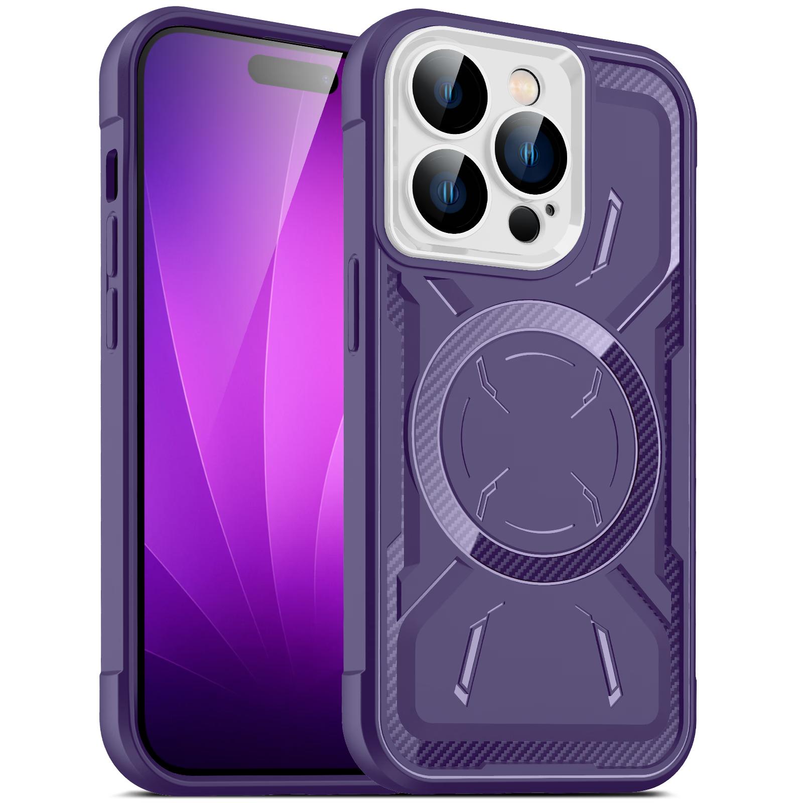 iPhone 15 Pro - Tough Mag (MagSafe) Cover - Dark Purple