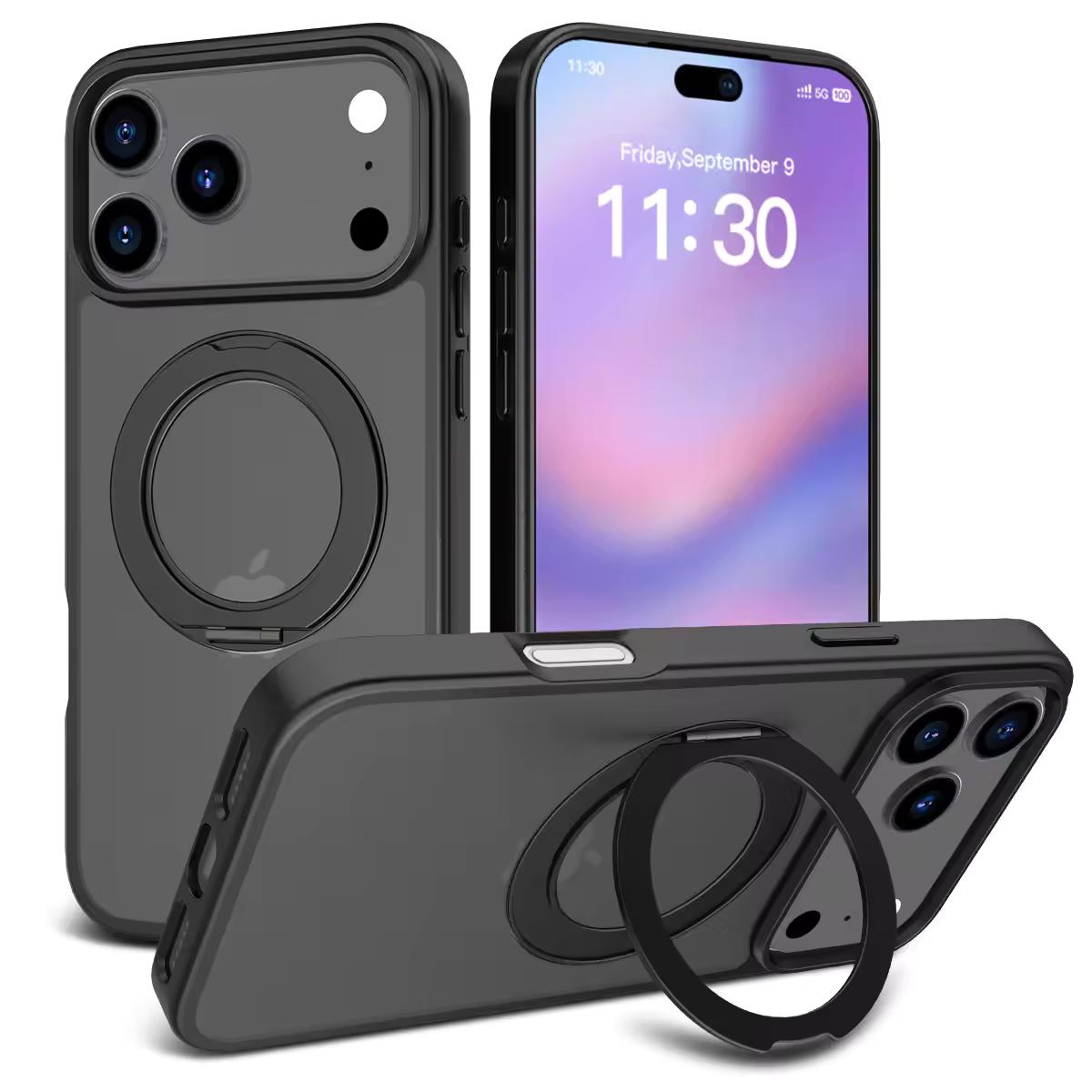 iPhone 17 Pro Max - Frost MagStand - Black
