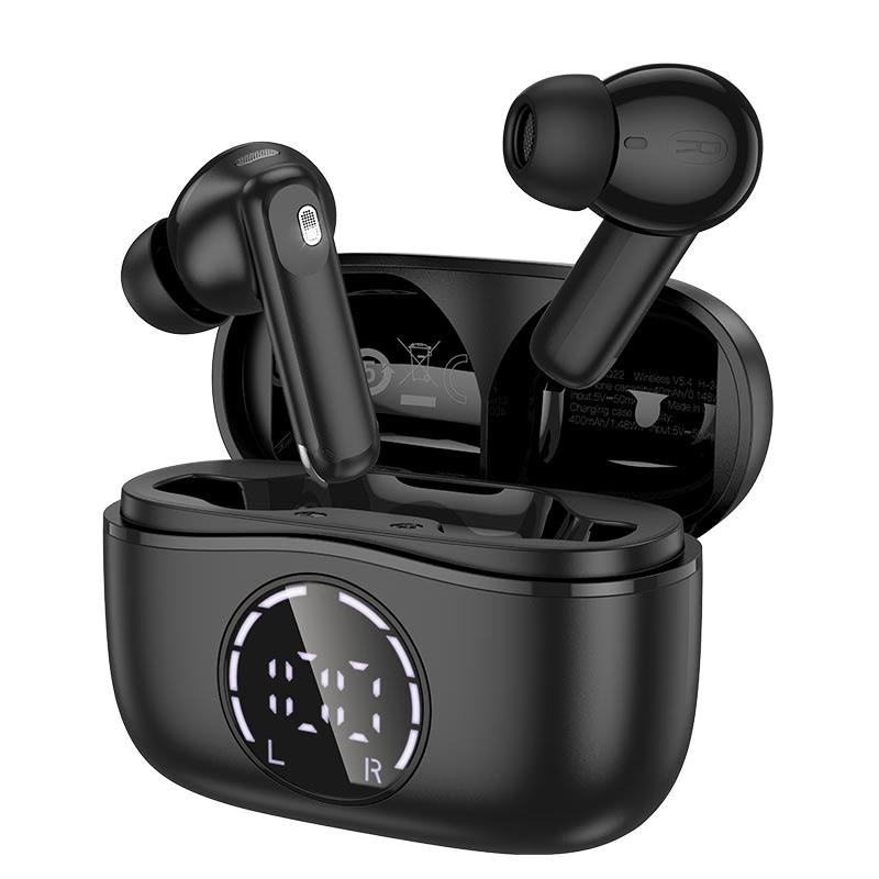 HOCO Wireless Earbuds - EQ22 Singer ANC + ENC Noise Reduction - Black