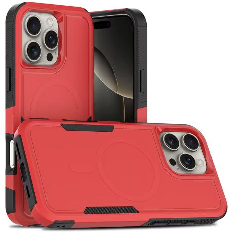iPhone 16 Pro - MagSafe Defense Compact - Fire Red