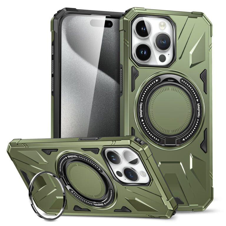iPhone 15 Pro - Titan Case w/ MagSafe - Army Green