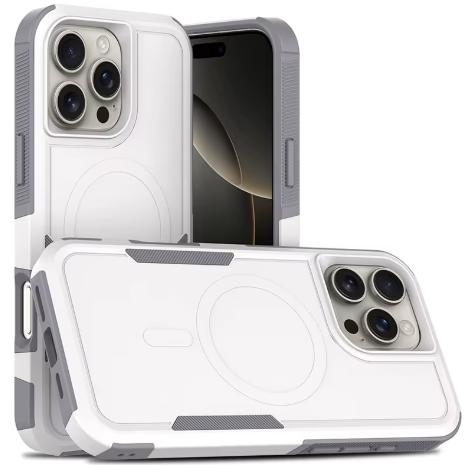 iPhone 15 Pro Max - MagSafe Defense Compact - Ice White
