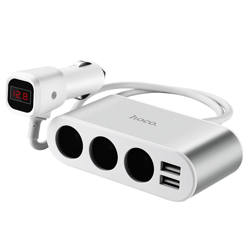 HOCO Car Charge Bar - Z13 - 2-USB-A / 3-12V