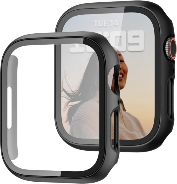 Apple Watch (Series 4/5/7) Case + Tempered Glass - All Color - Image 2