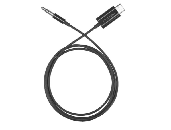 Insignia™ - (3ft)’ USB-C to 3.5 mm Audio Cable - Black - Image 2