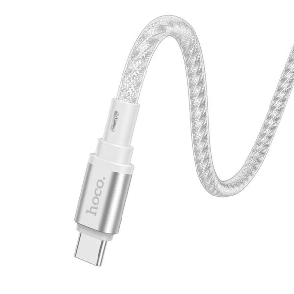 HOCO X98 TYPE C TO TYPE C (60W SILICON Charging Data Cable) - Image 2