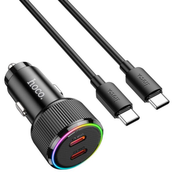 HOCO Car charger “NZ14B” 50W Cable Set - Image 3