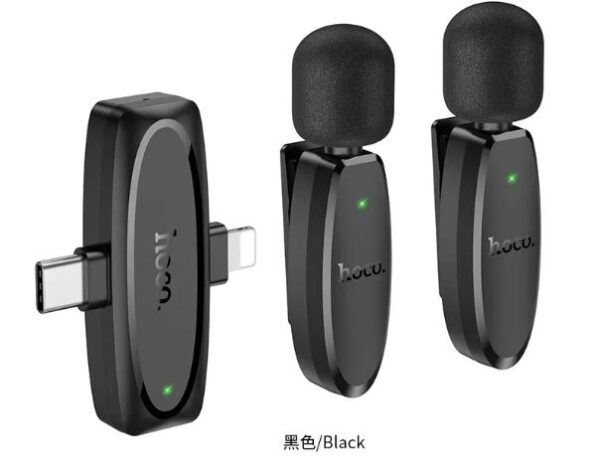 HOCO L15  Dual-MIC Wireless Microphone - Image 2